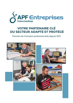 Brochure APF Entreprises