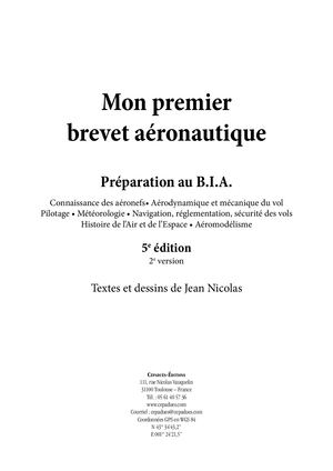 Extrait 1859 Mon Premier Brevet 5e Ed Cepadues