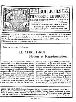Bulletin Paroissial Liturgique 1929, 41-52