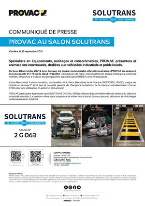 Dossier Presse Solutrans 092021