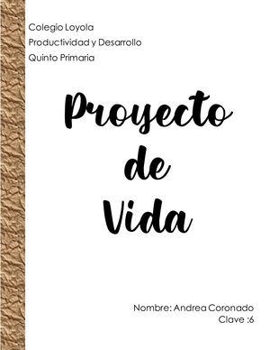 Proyecto De Vida ✨????
