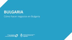 13 10 Cómo Hacer Negocios Con Bulgaria