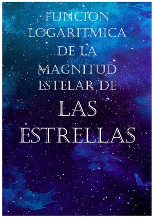 Magnitud estelar de las estrellas