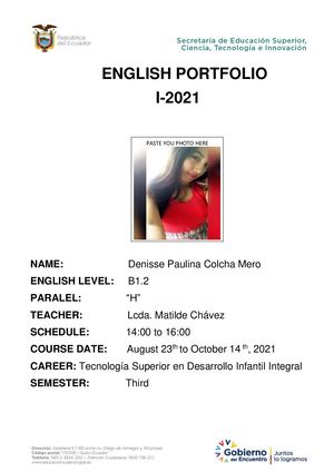 Portafolio Denisse Colcha