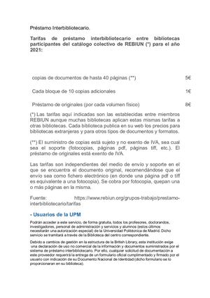 Préstamo Interbibliotecario