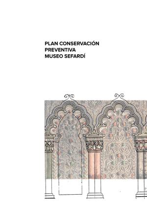 Museo Sefardí. Plan de conservación preventiva