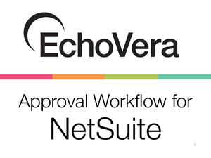 Approval Workflow for NetSuite Accounts Payable