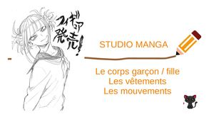 2 Studio Manga Le Corps, Garçons, Filles, Vêtements, Mouvements