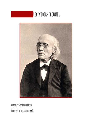 Ley Weber Fechner