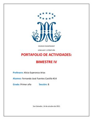 Portafolio De Evidencias De Actividades Fernando Fuentes #14
