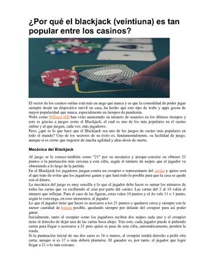 Por Qué El Blackjack Es Tan Popular Entre Los Casinoss