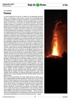 N16 Y N17 Hoja De Ruta Septiembre Y Octubre 2021 Senderismo Lanzarote