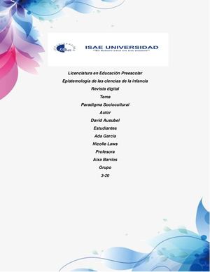 Paradigma Sociocultural Revista Digital