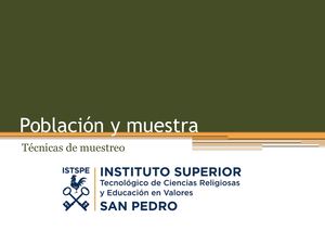 2 Población Y Muestra