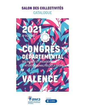 Salon des collectivités de la Drôme Catalogue 2021