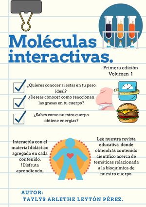 Revista De Bioquímica (Moléculas interactivas)