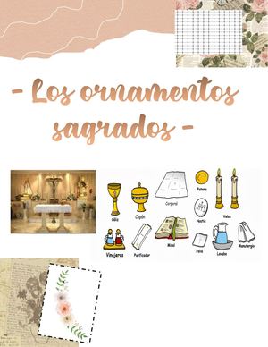 Los Ornamentos Sagrados