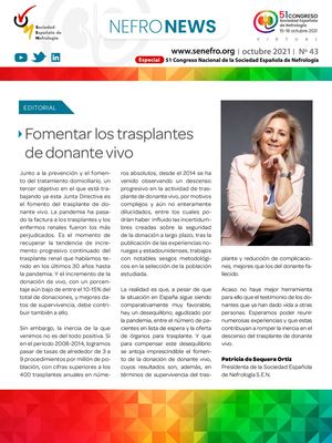 NefroNews Congreso S.E.N. 2021 - Nº 43
