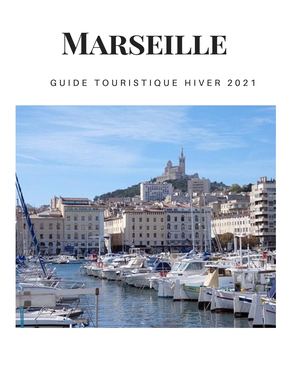 Guide touristique Marseille en hiver 2021