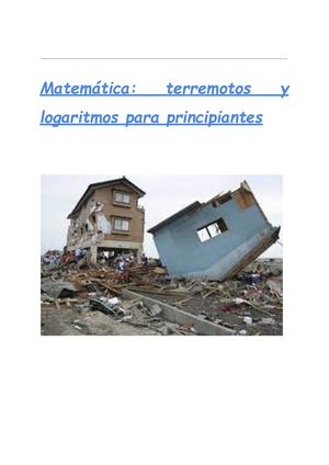 Matemática Terremotos Y Logaritmos (1)