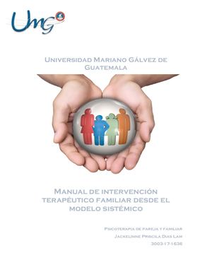 Manual De Intervención Familiar Desde El Model Sistemico