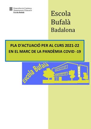 Pla Dactuacio 21 22 Escola Bufala