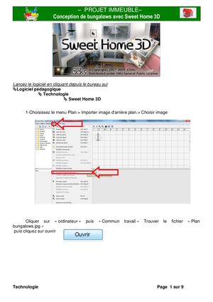 Tutoriel Sweet Home 3d Bungalow V2