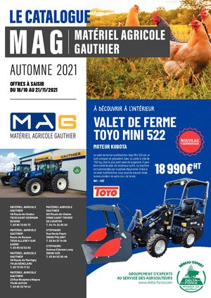 Catalogue Automne 2021 Mat Agri Gauthier