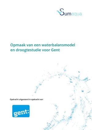 Droogtestudie voor Gent 2021