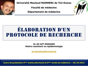 Protocole Recherche  Oct 2021