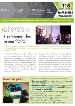 pro "journal interne de la mairie de vernouillet :Empreintes 115"