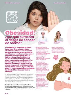 7 - Obesidad: ¿por qué aumenta el riesgo de cáncer de mama?