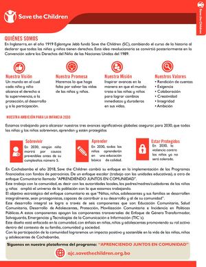 Save The Children Cbba