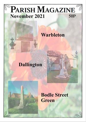 Warbleton, Bodle Street Green & Dallington Parishes magazine, November 2021