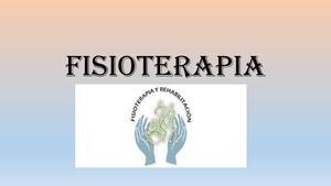 Clase N°1 Fisioterapia
