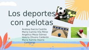 Los Deportes Con Pelotas