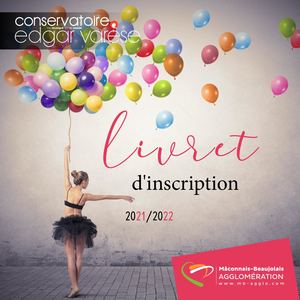 Livret Inscription Conservatoire Edgar Varèse 2021 2022