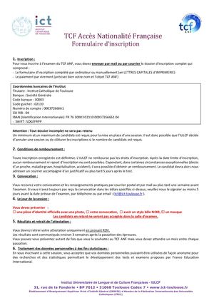 2021 2022 Formulaire Dinscription Tcf Anf