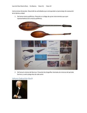 21 De Octubre Musica Examen