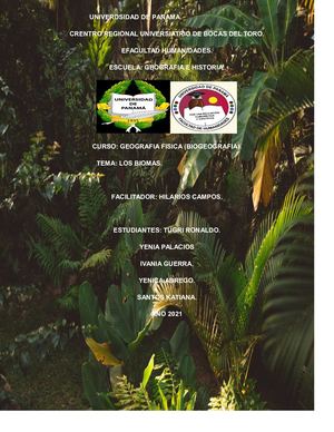 Resumen De Las Biomas