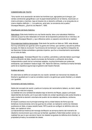 Análisis Del Texto ¿Que es una nación?