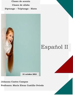 Tarea Diptongo Hiato