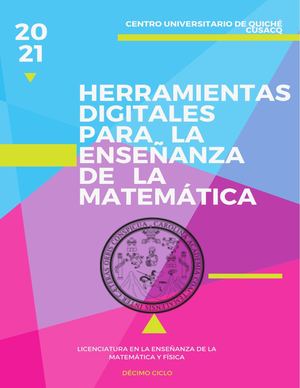 Herramientas Digitales Para La Enseñanza A La Mátemática