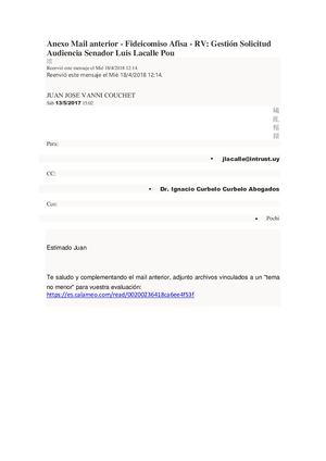 1 Gestión Solicitud Audiencia Senador Luis Lacalle Pou