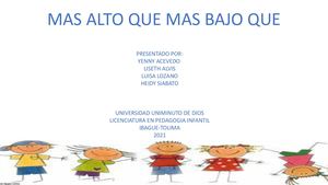 MAS ALTO MAS BAJO