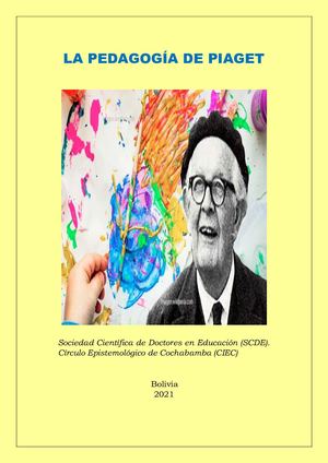 Libro La pedagogía de Piaget