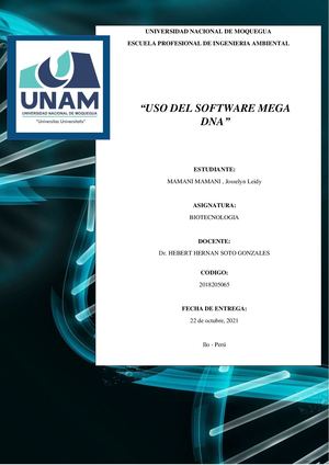 Uso Del Software Mega Dna