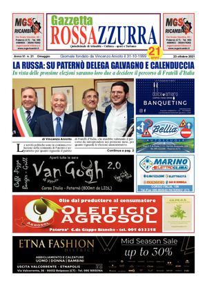 Gazzetta Rossazzurra Del 23 10 2021 Anno Vi N 21