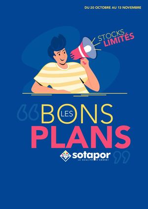 Catalogue Sotapor - Bons Plans