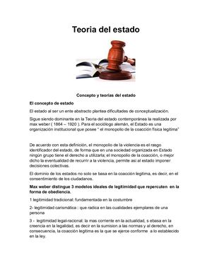 Teoria Del Estado